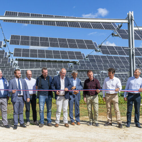 TSE, producteur d’énergie solaire, inaugure son premier site pilote agrivoltaïque à Amance en Haute-Saône